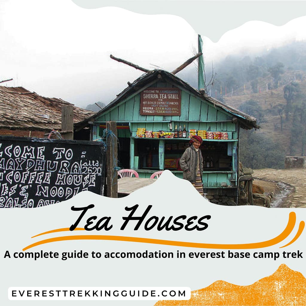 tea houses in Everest base camp trekking