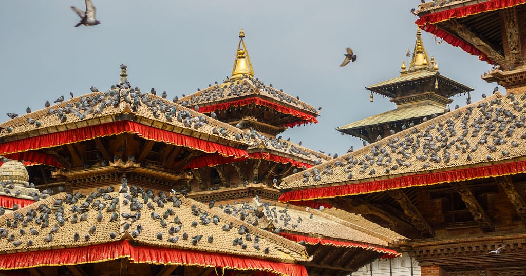 Kathmandu Durbar Square is a popular tourist destination of Nepal