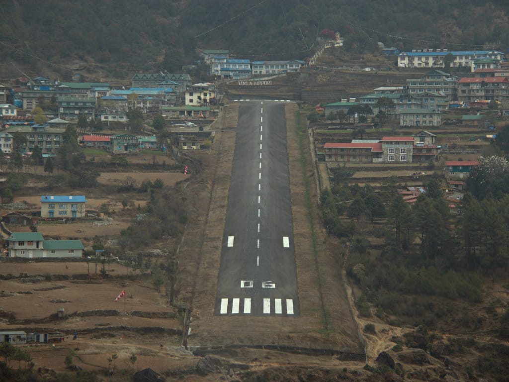 Runway of Lukla Airport